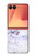 S3215 Transparente marbre rose Etui Coque Housse pour Samsung Galaxy Z Flip 7