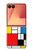 S3814 Composition de dessin au trait Piet Mondrian Etui Coque Housse pour Samsung Galaxy Z Flip 7