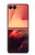 S3897 Espace nébuleuse rouge Etui Coque Housse pour Samsung Galaxy Z Flip 7