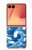 S3901 Vagues esthétiques de l'océan de tempête Etui Coque Housse pour Samsung Galaxy Z Flip 7