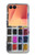 S3956 Graphique de boîte à palette aquarelle Etui Coque Housse pour Samsung Galaxy Z Flip 7