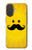 S1145 Soleil jaune Mustache Etui Coque Housse pour iPhone 17