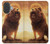 S1957 Lion Etui Coque Housse pour iPhone 17