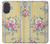 S2229 Fleurs millésimé Etui Coque Housse pour iPhone 17