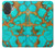 S2688 Aqua Copper Turquoise Graphic Gemme Etui Coque Housse pour iPhone 17