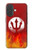 S2803 Feu Rouge Diable Lance Symbole Etui Coque Housse pour iPhone 17