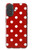 S2951 Rouge Pois Etui Coque Housse pour iPhone 17