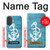 S3053 Marin Blue Anchor Etui Coque Housse pour iPhone 17