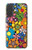 S3281 Motif coloré Hippie Fleurs Etui Coque Housse pour iPhone 17