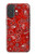 S3354 Rouge classique Bandana Etui Coque Housse pour iPhone 17