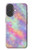 S3706 Arc-en-ciel pastel Galaxy Pink Sky Etui Coque Housse pour iPhone 17