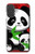 S3929 Panda mignon mangeant du bambou Etui Coque Housse pour iPhone 17