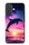 S3980 Dauphin, coucher de soleil, Voie lactée Etui Coque Housse pour iPhone 17