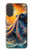 S4003 Peinture à l'huile géante Pieuvre Etui Coque Housse pour iPhone 17