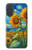 S4019 Tournesol style Van Gogh Etui Coque Housse pour iPhone 17