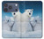 S0285 Ours polaire Etui Coque Housse pour iPhone 17 Pro, 18 Pro