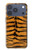 S0576 Tigre Peau Etui Coque Housse pour iPhone 17 Pro, 18 Pro