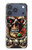 S0753 crâne Wing Etui Coque Housse pour iPhone 17 Pro, 18 Pro