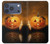 S1083 Citrouille araignée bougies Halloween Etui Coque Housse pour iPhone 17 Pro