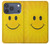 S1146 Sourire Soleil Jaune Etui Coque Housse pour iPhone 17 Pro