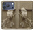 S1386 Sculpture papier Chouette Etui Coque Housse pour iPhone 17 Pro, 18 Pro
