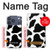 S2096 Motif de vache transparente Etui Coque Housse pour iPhone 17 Pro