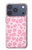 S2213 Motif rose Léopard Etui Coque Housse pour iPhone 17 Pro, 18 Pro