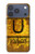S2447 Vieux nucléaire d'uranium Rusty déchets Baril Etui Coque Housse pour iPhone 17 Pro, 18 Pro