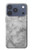 S2845 Texture en marbre gris Etui Coque Housse pour iPhone 17 Pro