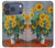 S2937 Claude Monet Bouquet de tournesols Etui Coque Housse pour iPhone 17 Pro