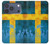 S2990 Suède Football Football Etui Coque Housse pour iPhone 17 Pro, 18 Pro