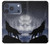 S3011 Dream Catcher Loup Hurlant Etui Coque Housse pour iPhone 17 Pro, 18 Pro
