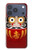 S3023 Japon Bonne chance Daruma Poupée Etui Coque Housse pour iPhone 17 Pro, 18 Pro