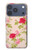 S3037 Jolie Flora Rose Cottage Etui Coque Housse pour iPhone 17 Pro