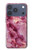 S3052 Rose Marbre Imprimé graphique Etui Coque Housse pour iPhone 17 Pro, 18 Pro