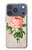 S3079 Rose Rose millésimé Etui Coque Housse pour iPhone 17 Pro