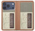 S3165 FM AM en bois Récepteur graphique Etui Coque Housse pour iPhone 17 Pro, 18 Pro