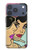 S3171 Filles Pop Art Etui Coque Housse pour iPhone 17 Pro, 18 Pro