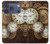 S3172 Horloge or Etui Coque Housse pour iPhone 17 Pro