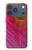 S3201 Rose Paon Plume Etui Coque Housse pour iPhone 17 Pro, 18 Pro