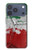 S3318 Italie Drapeau graphique Football Millésime Etui Coque Housse pour iPhone 17 Pro