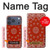 S3355 Motif Bandana Rouge Etui Coque Housse pour iPhone 17 Pro