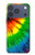 S3422 tie Dye Etui Coque Housse pour iPhone 17 Pro, 18 Pro