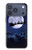 S3508 Noël Père Noël Lune Etui Coque Housse pour iPhone 17 Pro, 18 Pro