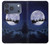 S3508 Noël Père Noël Lune Etui Coque Housse pour iPhone 17 Pro, 18 Pro