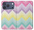 S3514 Arc en ciel Zigzag Etui Coque Housse pour iPhone 17 Pro