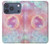 S3709 Galaxie rose Etui Coque Housse pour iPhone 17 Pro, 18 Pro