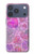 S3710 Coeur d'amour rose Etui Coque Housse pour iPhone 17 Pro, 18 Pro