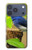 S3839 Oiseau bleu du bonheur Oiseau bleu Etui Coque Housse pour iPhone 17 Pro