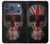 S3848 Crâne de drapeau du Royaume-Uni Etui Coque Housse pour iPhone 17 Pro, 18 Pro